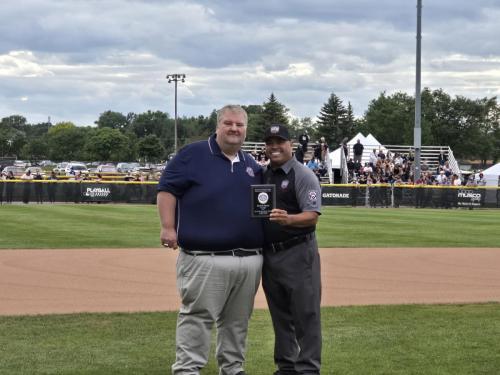 2024 Junior League Baseball Plaque Presentation